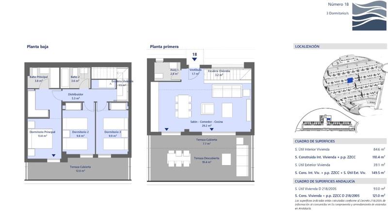 3 Schlafzimmer Stadthaus zu verkaufen