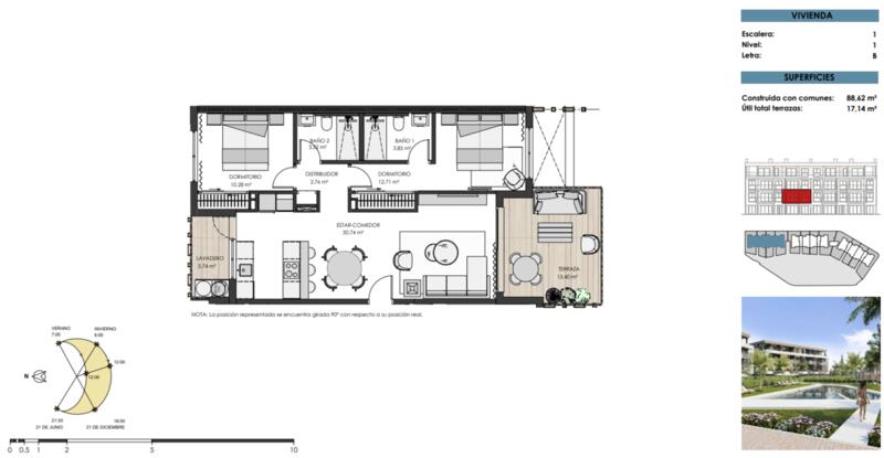 2 Cuarto Apartamento en venta