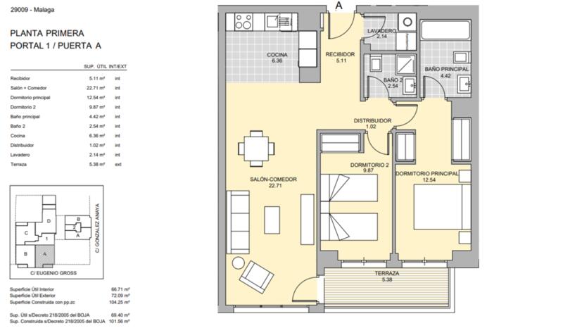 2 chambre Appartement à vendre