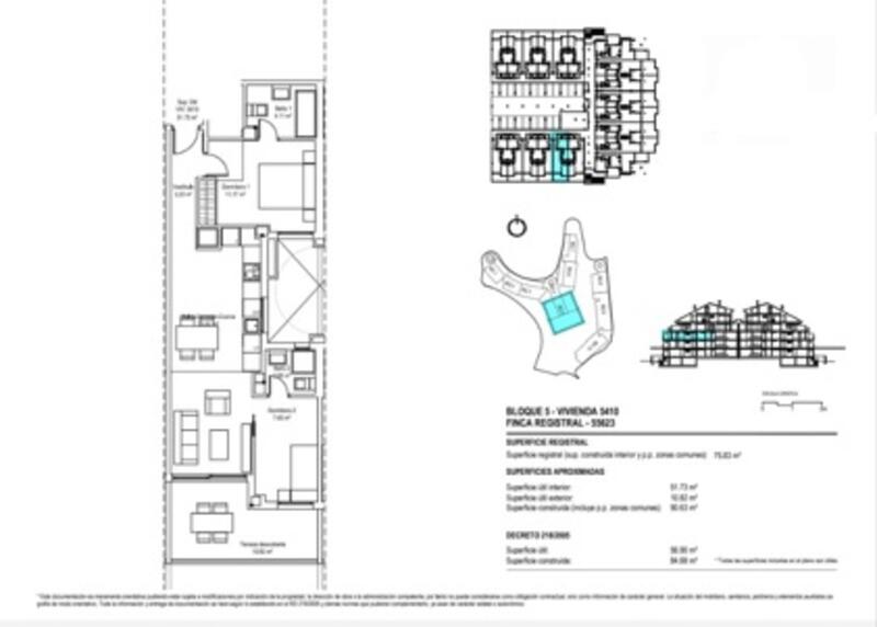 2 Schlafzimmer Appartement zu verkaufen