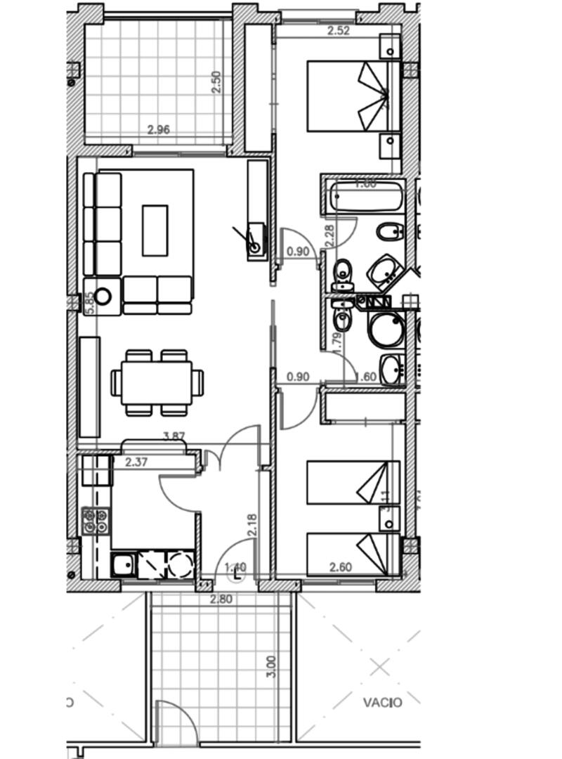 2 Cuarto Apartamento en venta