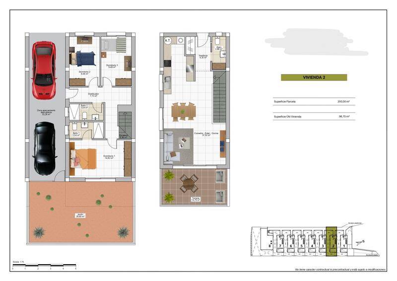 3 Schlafzimmer Stadthaus zu verkaufen