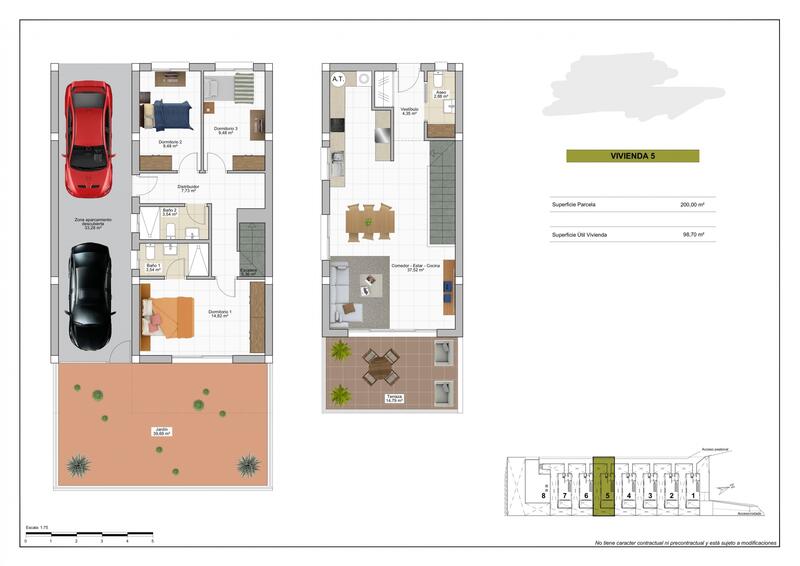 3 Schlafzimmer Stadthaus zu verkaufen