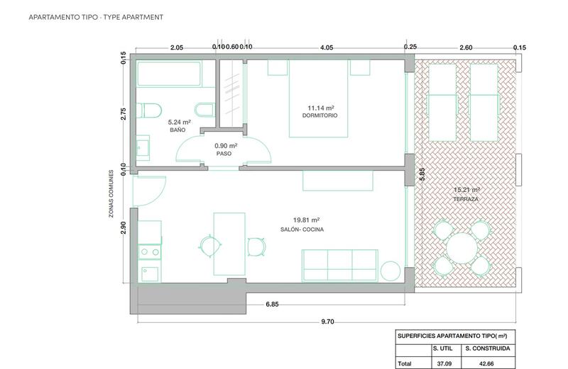 1 bedroom Apartment for sale