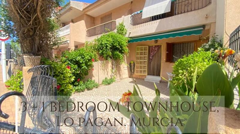 Townhouse for sale in Lo Pagan, Murcia