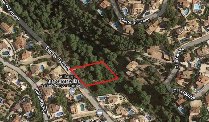 Land for sale in Benissa, Alicante