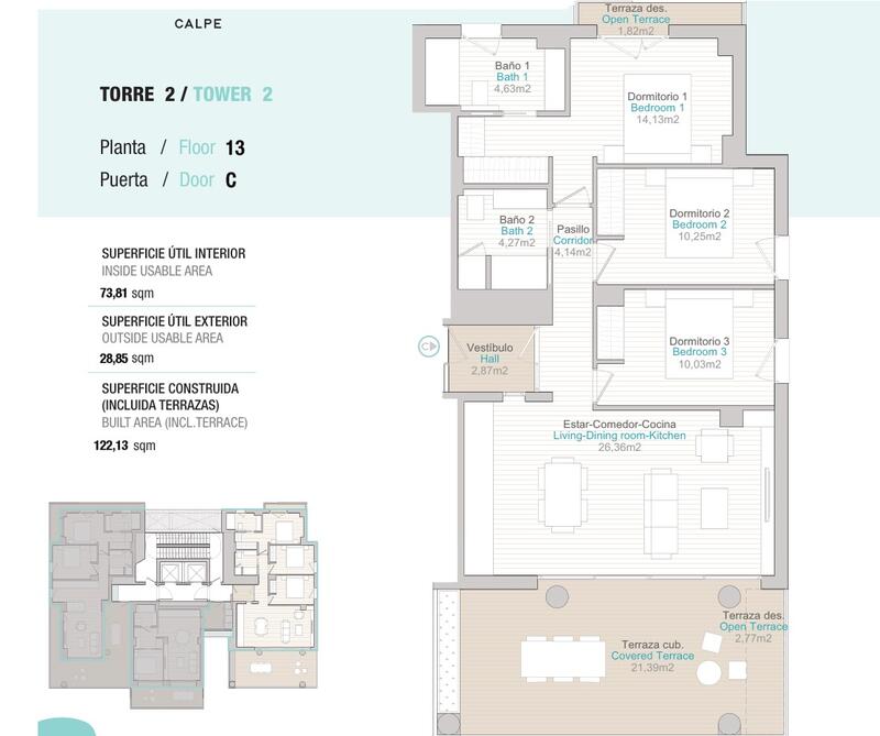 3 Cuarto Apartamento en venta