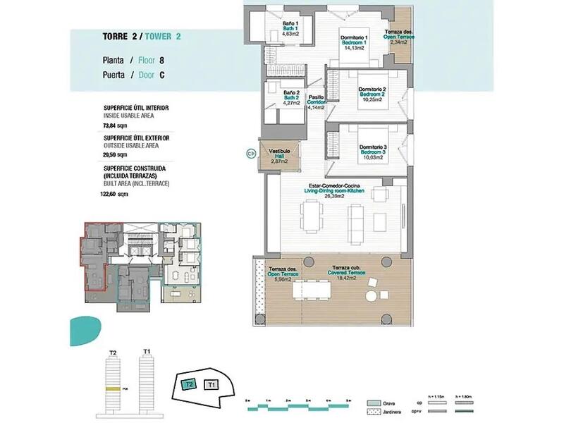 3 Cuarto Apartamento en venta