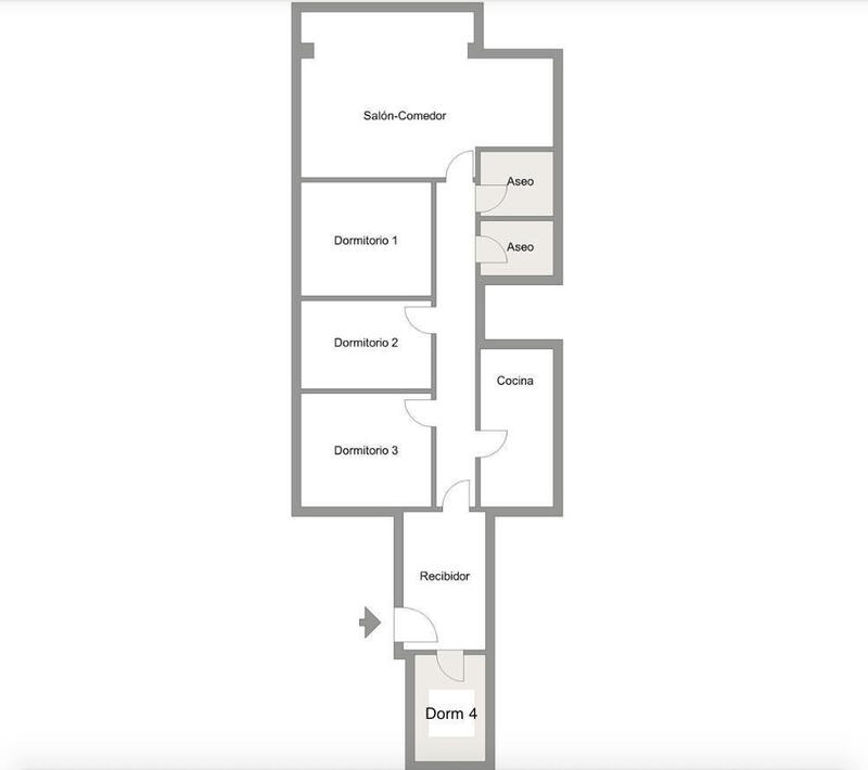 4 Schlafzimmer Appartement zu verkaufen