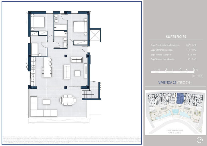 3 Schlafzimmer Appartement zu verkaufen