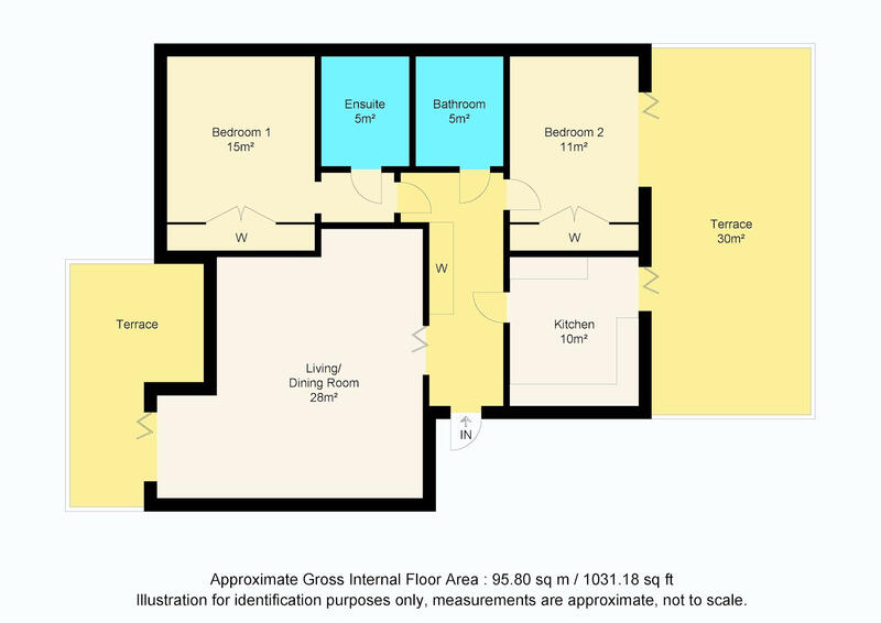 2 chambre Appartement à vendre