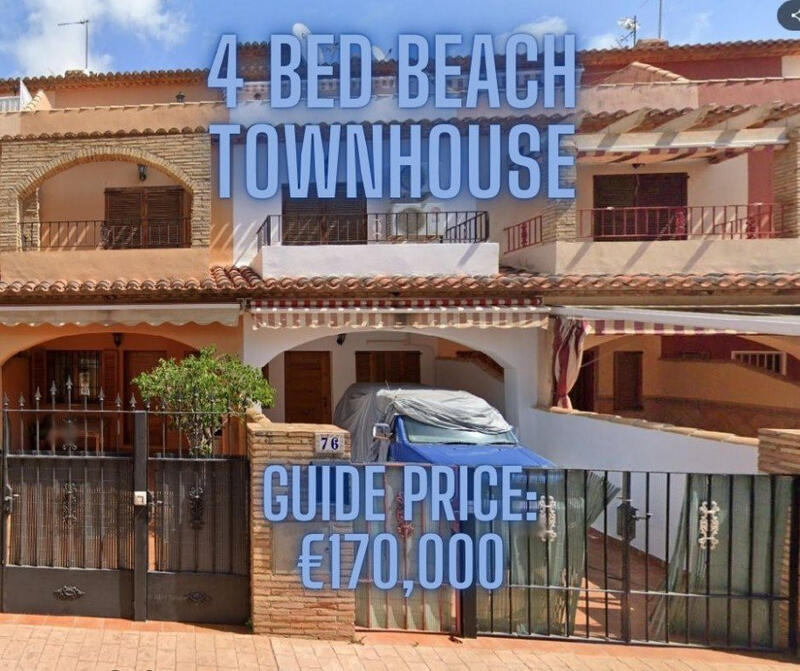 Townhouse for sale in Los Alcazares, Murcia