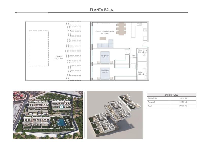 2 bedroom Townhouse for sale