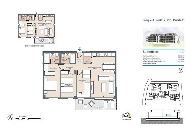 3 Cuarto Apartamento en venta