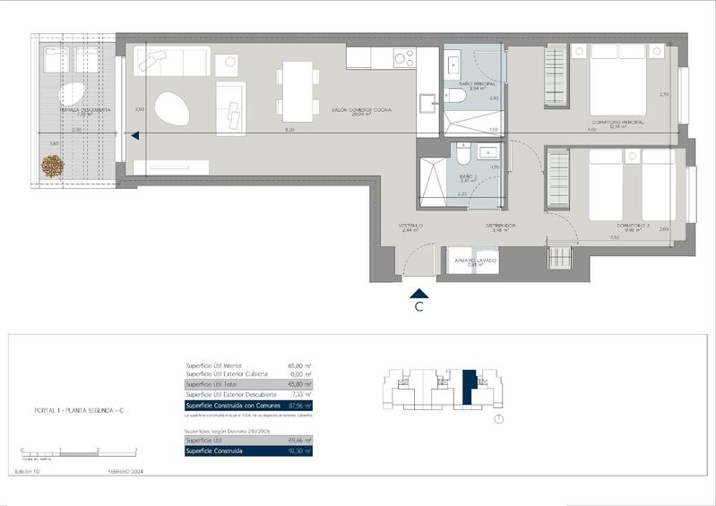 2 Cuarto Apartamento en venta