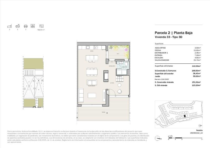 3 Schlafzimmer Stadthaus zu verkaufen