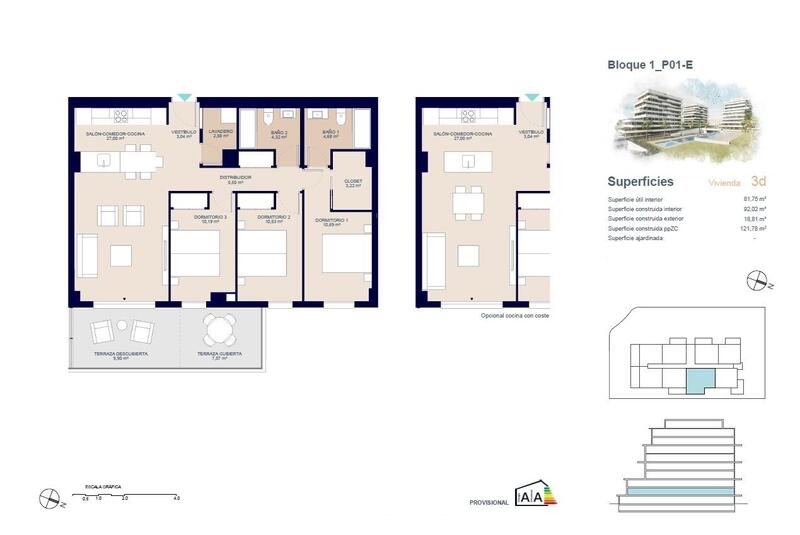 3 Cuarto Apartamento en venta