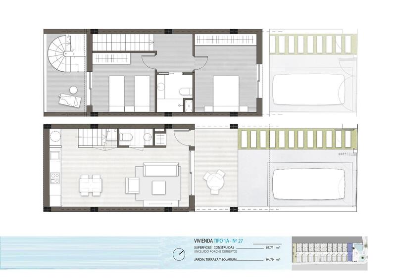 2 Schlafzimmer Stadthaus zu verkaufen