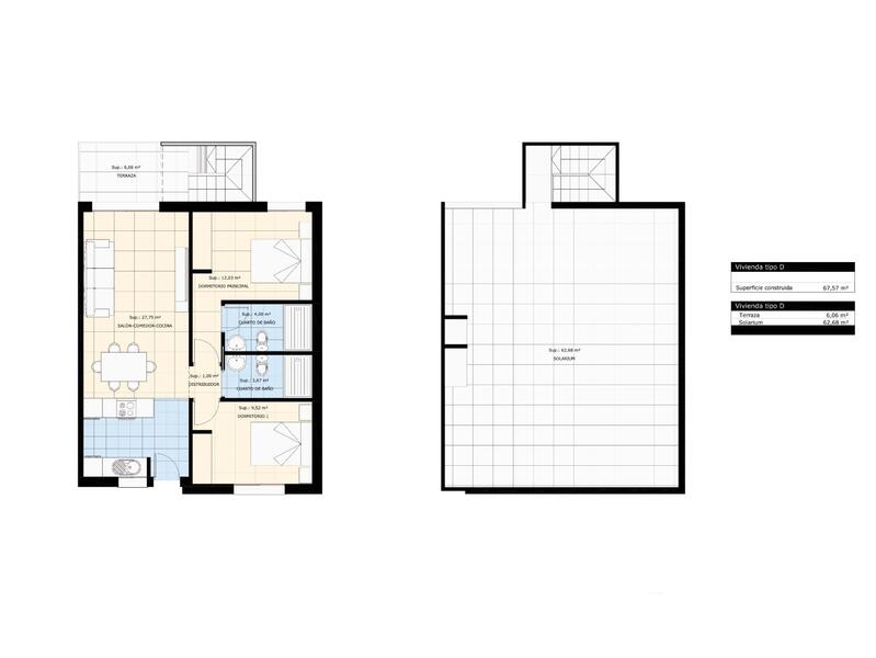 2 slaapkamer Gezinswoning Te koop