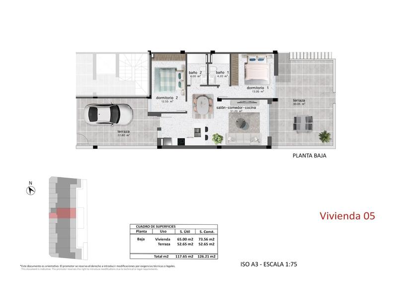 2 Schlafzimmer Stadthaus zu verkaufen