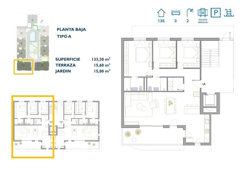 3 Cuarto Apartamento en venta