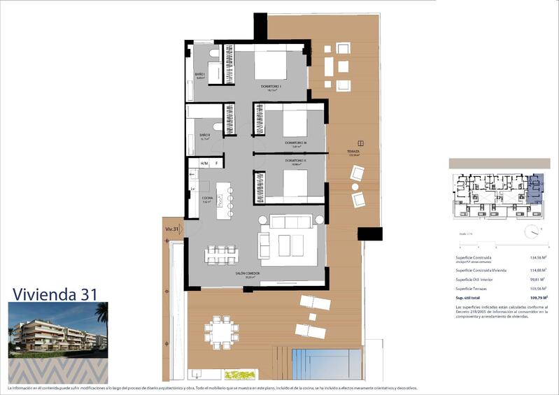 3 Cuarto Apartamento en venta