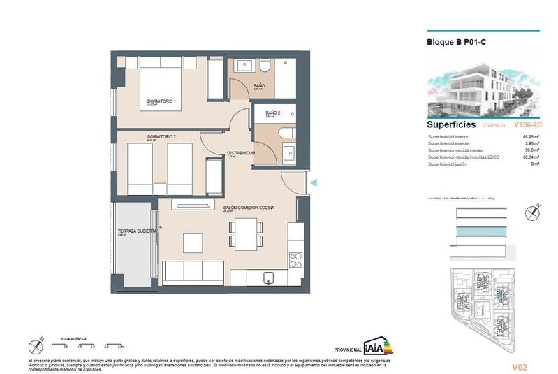 2 Cuarto Apartamento en venta