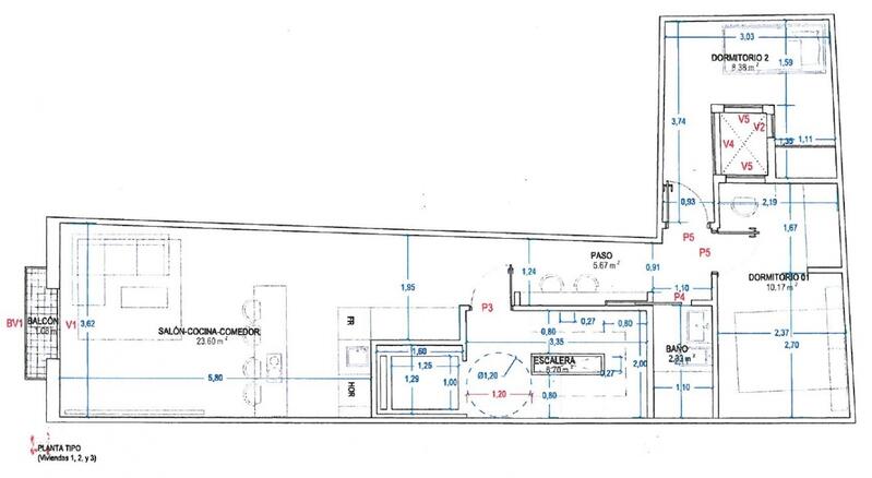 2 Cuarto Apartamento en venta