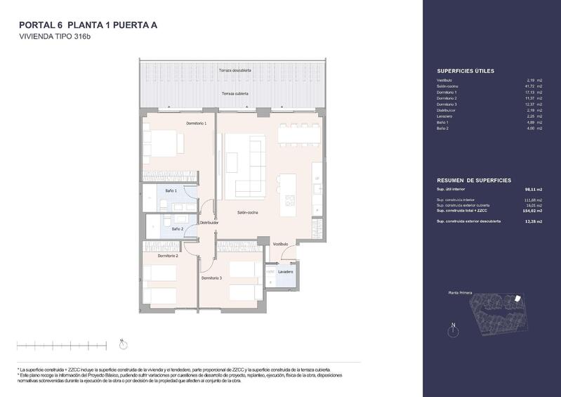 3 Cuarto Apartamento en venta