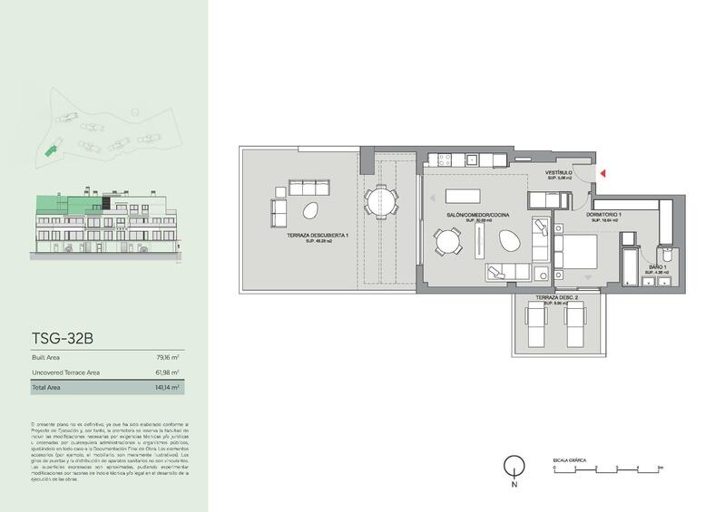 1 Cuarto Apartamento en venta