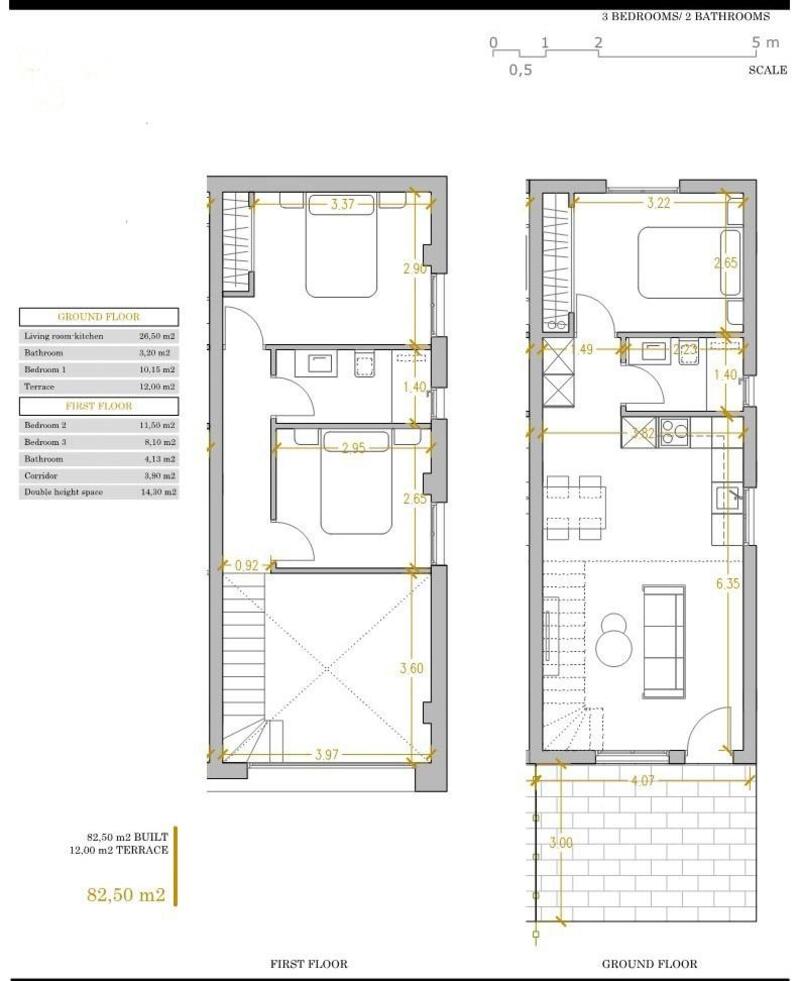 3 slaapkamer Gezinswoning Te koop