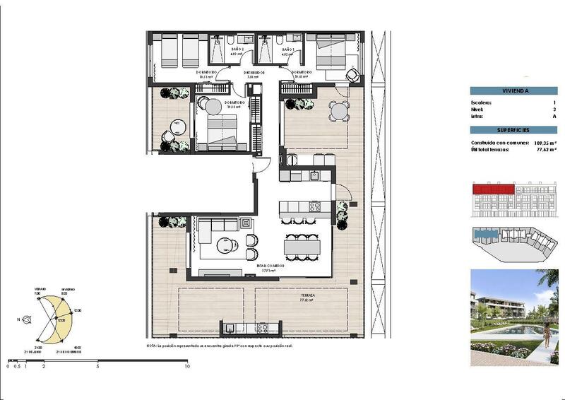 3 Cuarto Apartamento en venta