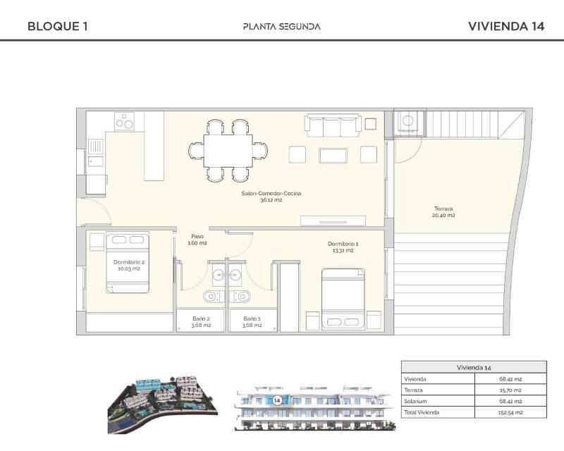 2 Cuarto Apartamento en venta