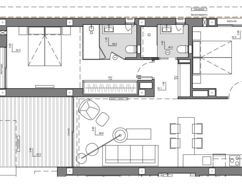 3 chambre Appartement à vendre