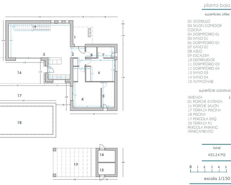 4 Cuarto Villa en venta