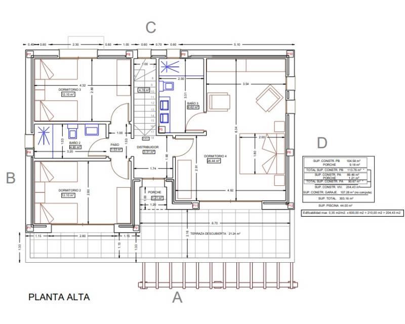 4 Cuarto Villa en venta