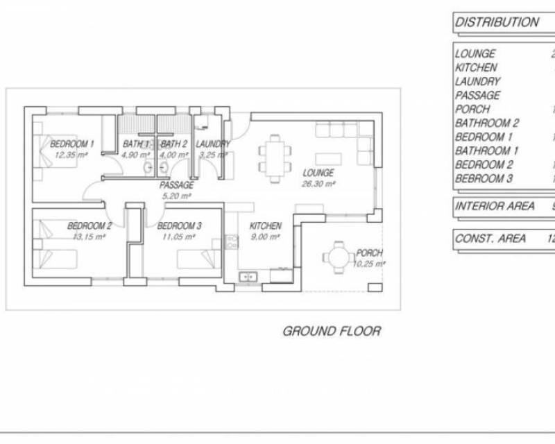 3 Schlafzimmer Villa zu verkaufen