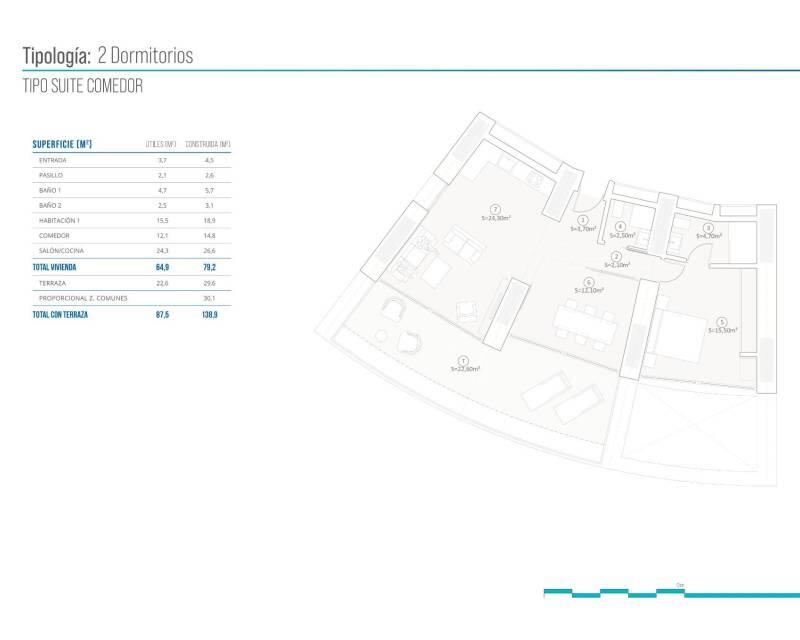 2 Cuarto Apartamento en venta