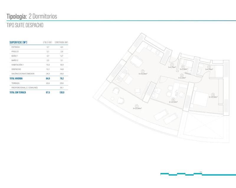 2 Cuarto Apartamento en venta