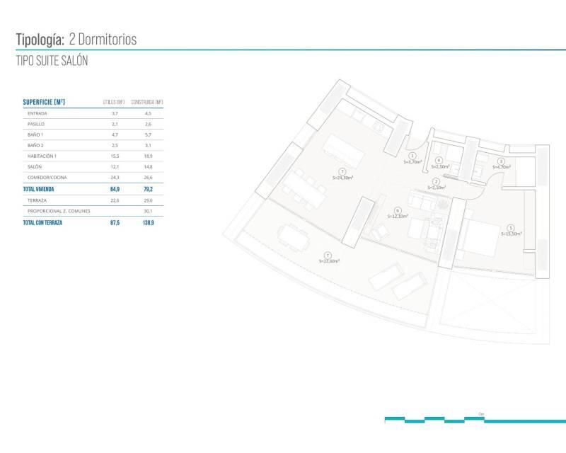 2 Cuarto Apartamento en venta