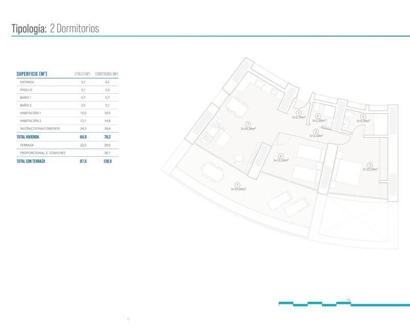 2 Cuarto Apartamento en venta