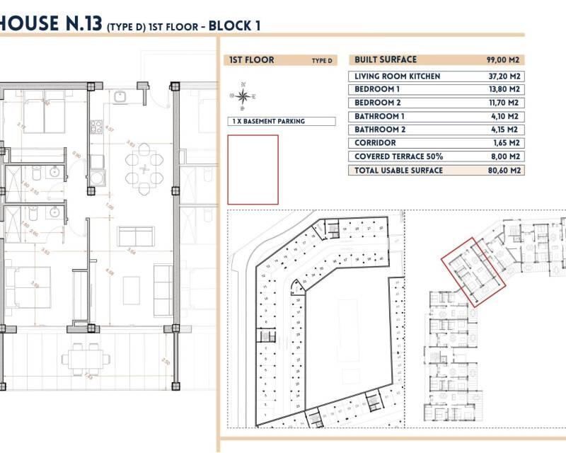 2 chambre Appartement à vendre