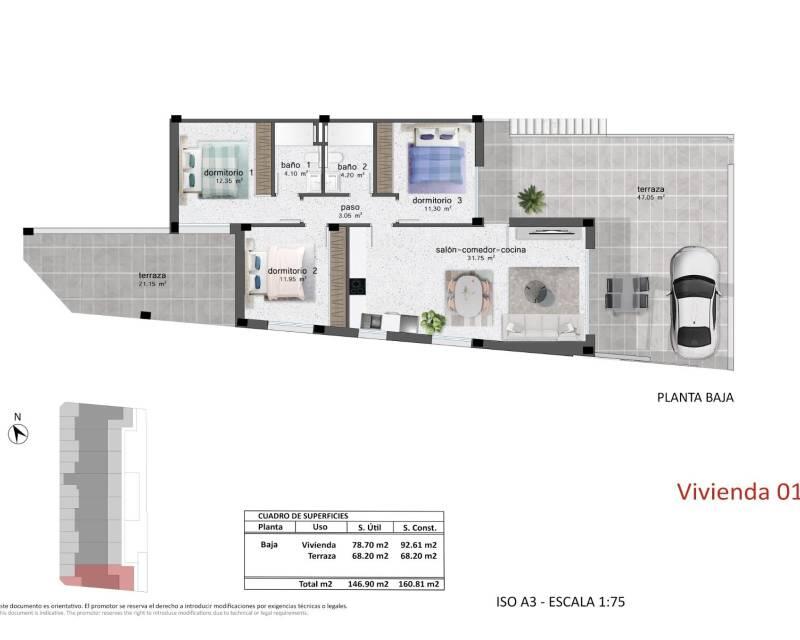 3 Cuarto Villa en venta