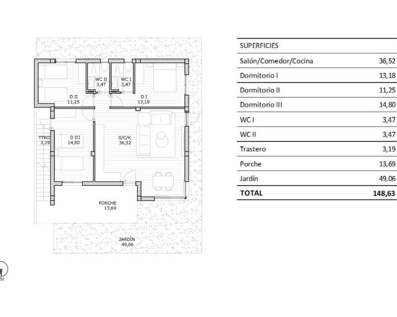 3 Schlafzimmer Villa zu verkaufen