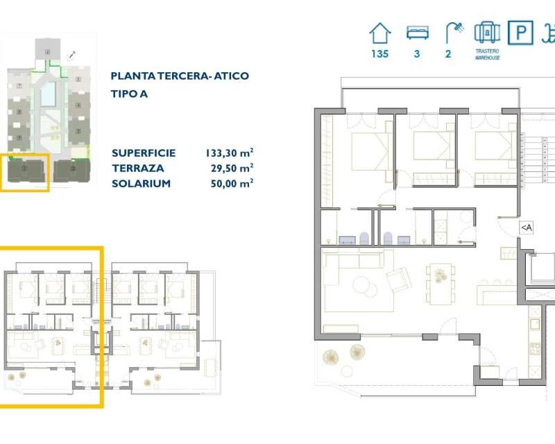 3 Cuarto Apartamento en venta