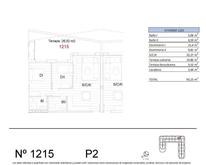 2 chambre Appartement à vendre