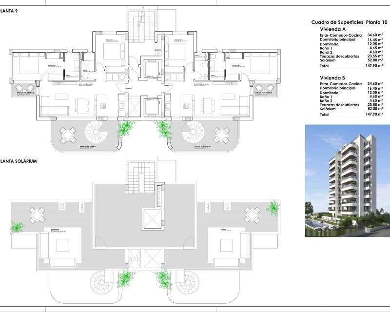 2 slaapkamer Appartement Te koop