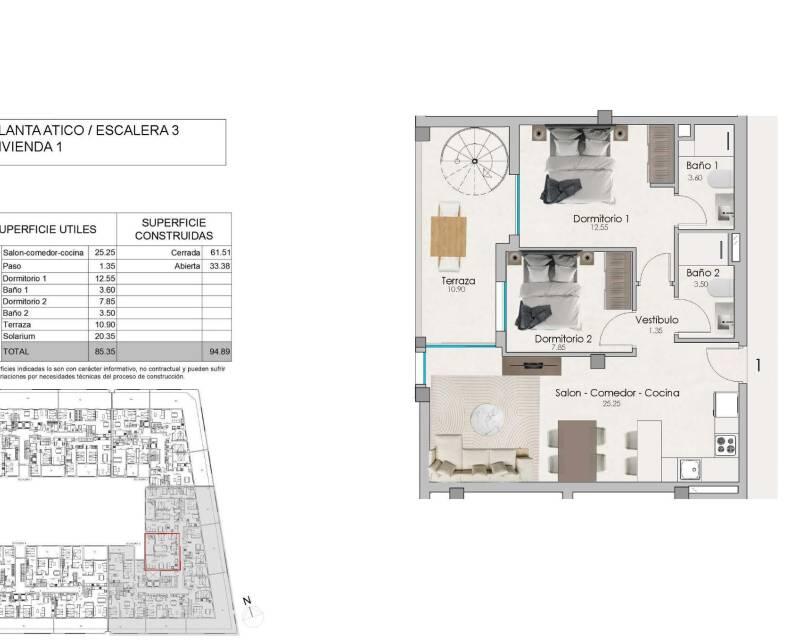 2 Cuarto Apartamento en venta