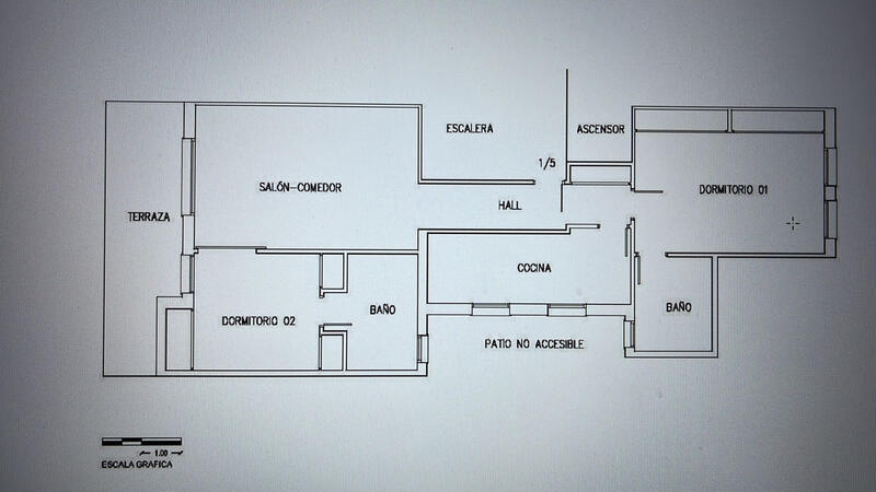 2 slaapkamer Appartement Te koop