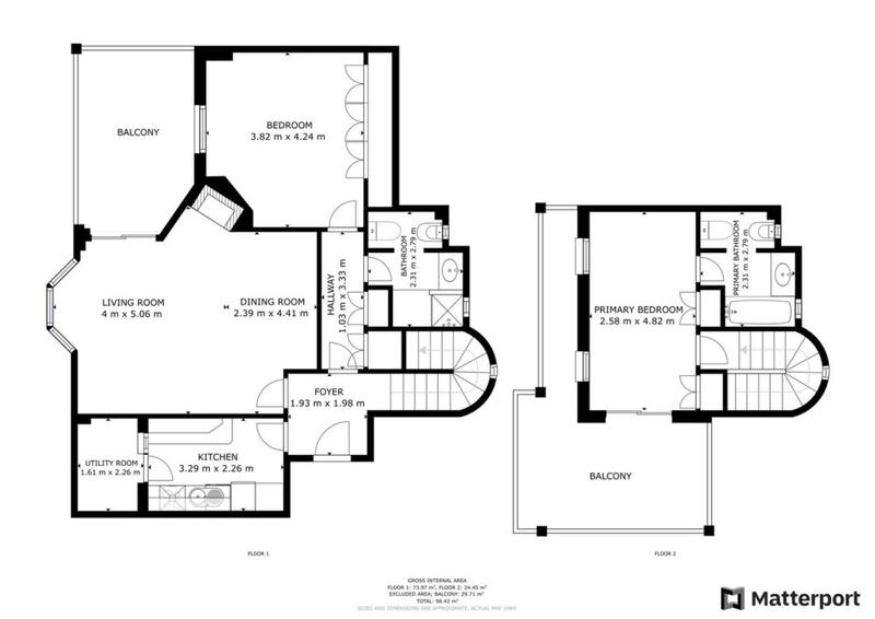 2 chambre Appartement à vendre